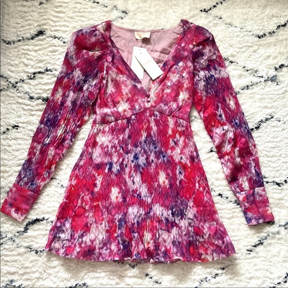 NWT Rococo Sand pink mini dress size small - Picture 3 of 5